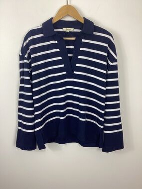 Madewell Striped Rugby Tee Size Small